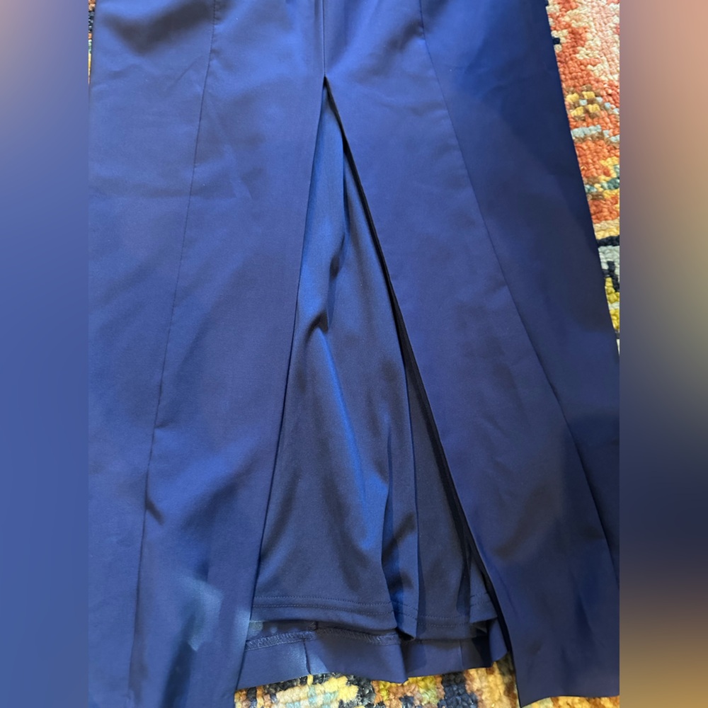 Js Collections Size 6 Nwot Navy Blue Column Dress… - image 6